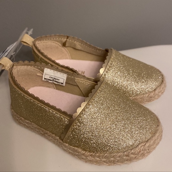 New! OshKosh B'gosh Toddler Belle Slip-on Espadrilles - Picture 2 of 7